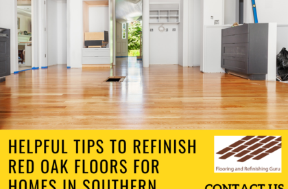 refinish red oak floors | how to take the red out of red oak | red oak floors without stain | stains on red oak | whitewashed red oak floors | flooring and refinishing guru