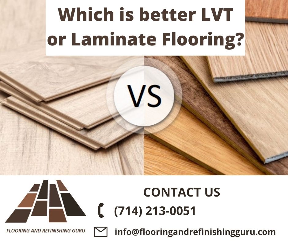lvt or laminate flooring