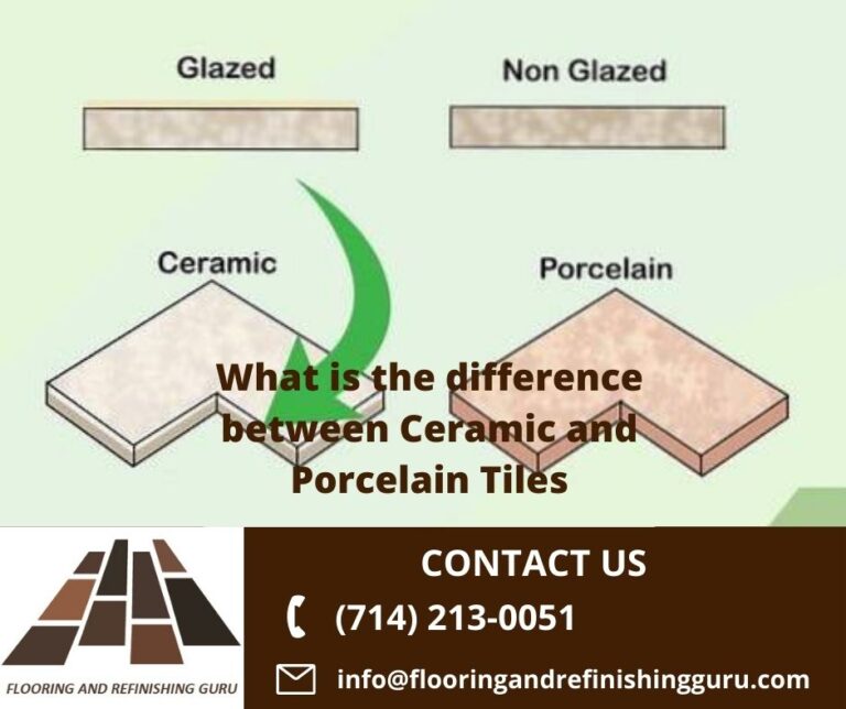 What is the difference between Porcelain and Ceramic Tiles?