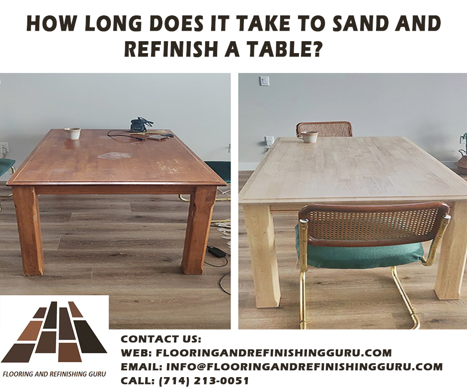 refinish a table