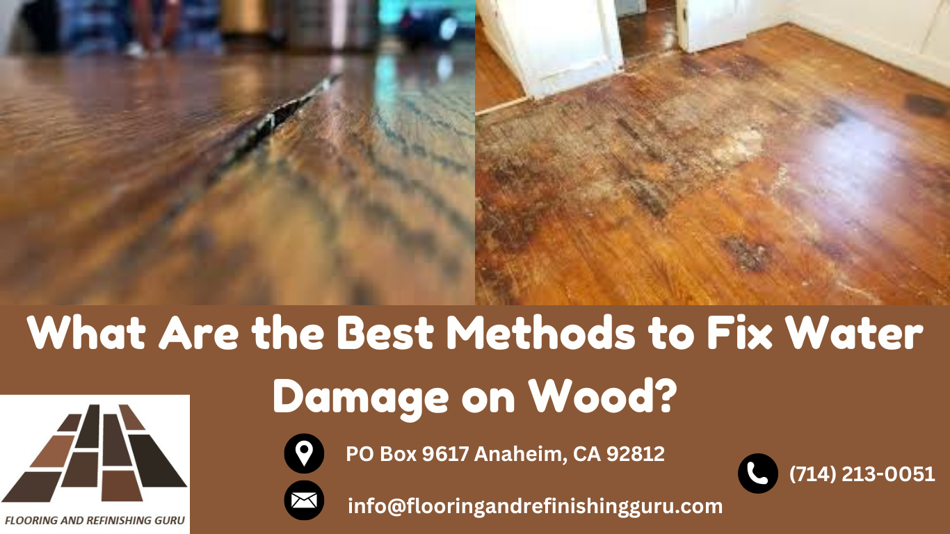 water damage on wood